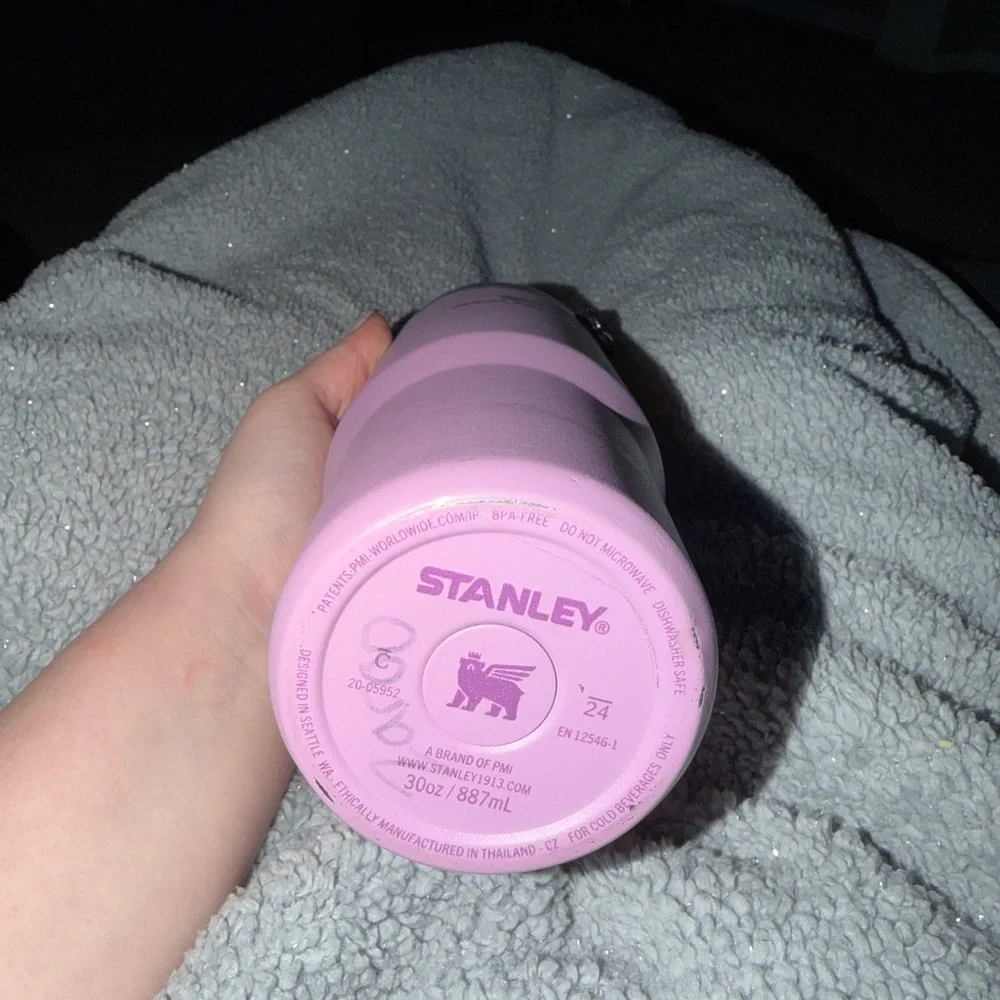 Stanley Purple Insulated Travel Tumbler with Flip Lid - Picture 3 of 3